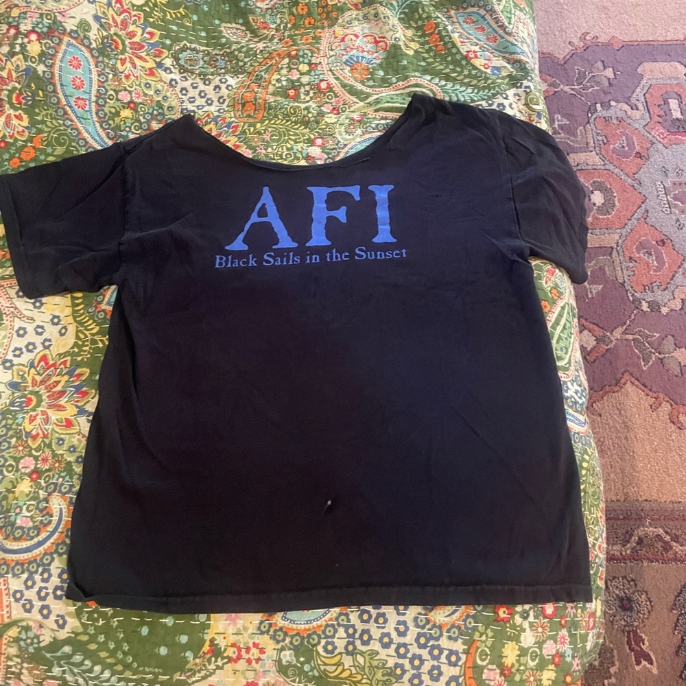 AFI “Black Sails in the Sunset” T Shirt Medium